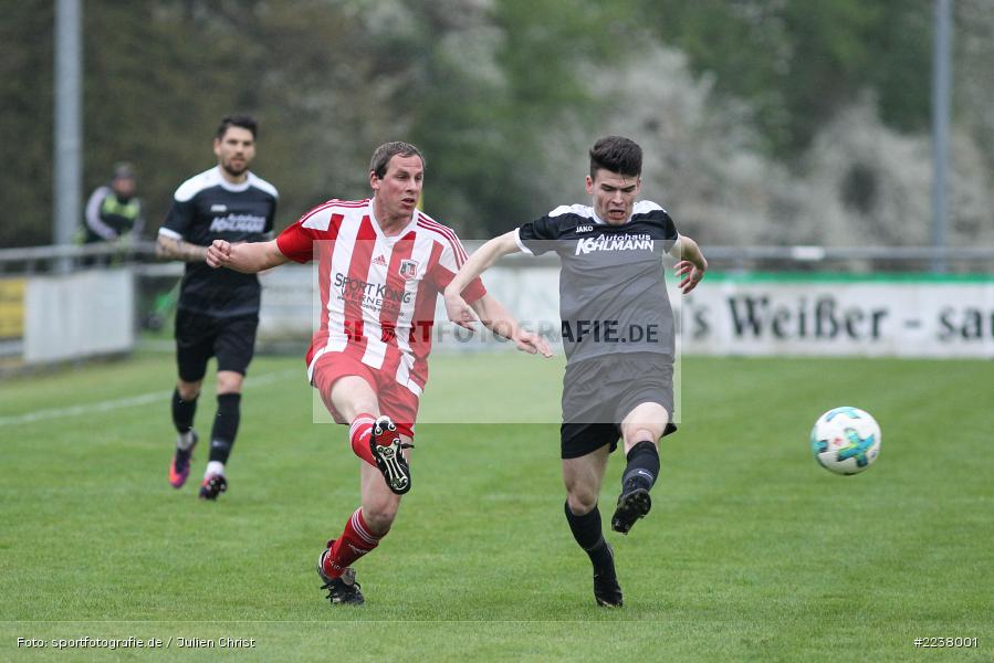 Andreas Graup, Jan Wabnitz, 09.04.2019, Landesliga Nordwest, FC Fuchsstadt, TSV Karlburg - Bild-ID: 2238001