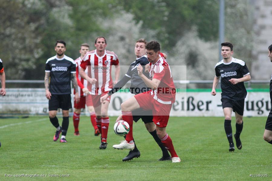 Johannes Feser, Marco Schiebel, 09.04.2019, Landesliga Nordwest, FC Fuchsstadt, TSV Karlburg - Bild-ID: 2238005