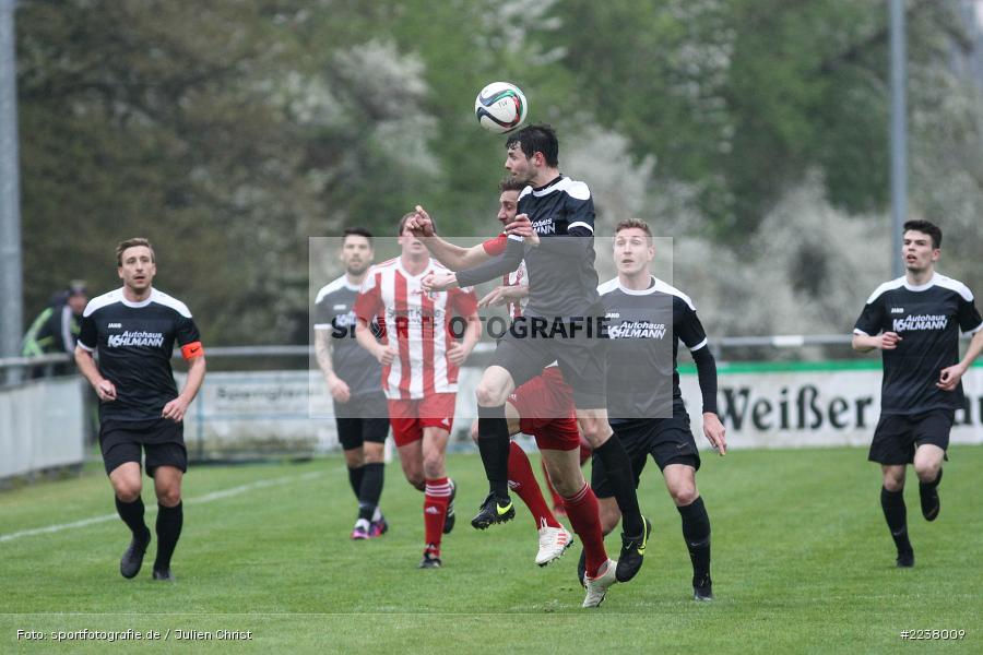 Cedric Fenske, Johannes Feser, Marco Schiebel, 09.04.2019, Landesliga Nordwest, FC Fuchsstadt, TSV Karlburg - Bild-ID: 2238009
