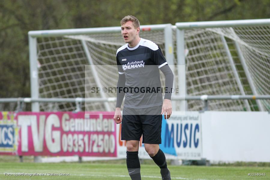 Marco Schiebel, Landesliga Nordwest, 13.04.2019, TSV Unterpleichfeld, TSV Karlburg - Bild-ID: 2238043 Marco Schiebel, Landesliga Nordwest, 13.04.2019, TSV Unterpleichfeld, TSV Karlburg - Bild-ID: 2238043