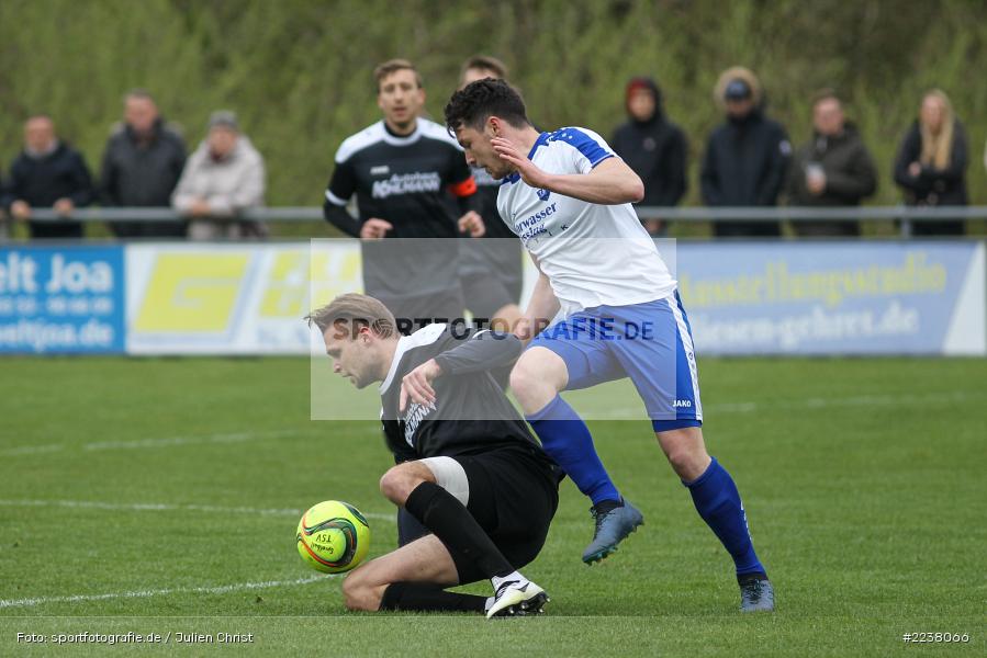 Nino Wagner, Marvin Schramm, Landesliga Nordwest, 13.04.2019, TSV Unterpleichfeld, TSV Karlburg - Bild-ID: 2238066