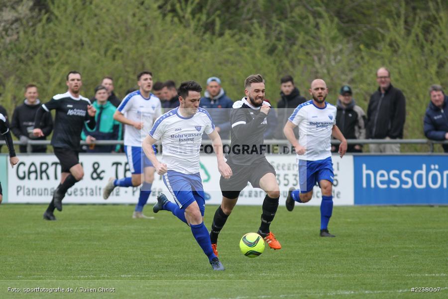 Nino Wagner, Sebastian Stumpf, Landesliga Nordwest, 13.04.2019, TSV Unterpleichfeld, TSV Karlburg - Bild-ID: 2238067