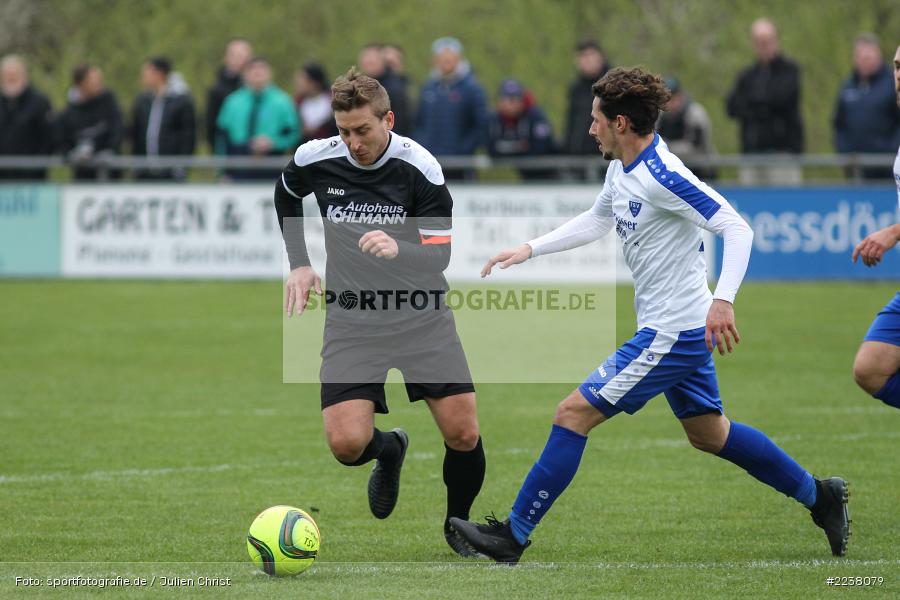 Manuel Römlein, Johannes Dorsch, Landesliga Nordwest, 13.04.2019, TSV Unterpleichfeld, TSV Karlburg - Bild-ID: 2238079 Manuel Römlein, Johannes Dorsch, Landesliga Nordwest, 13.04.2019, TSV Unterpleichfeld, TSV Karlburg - Bild-ID: 2238079