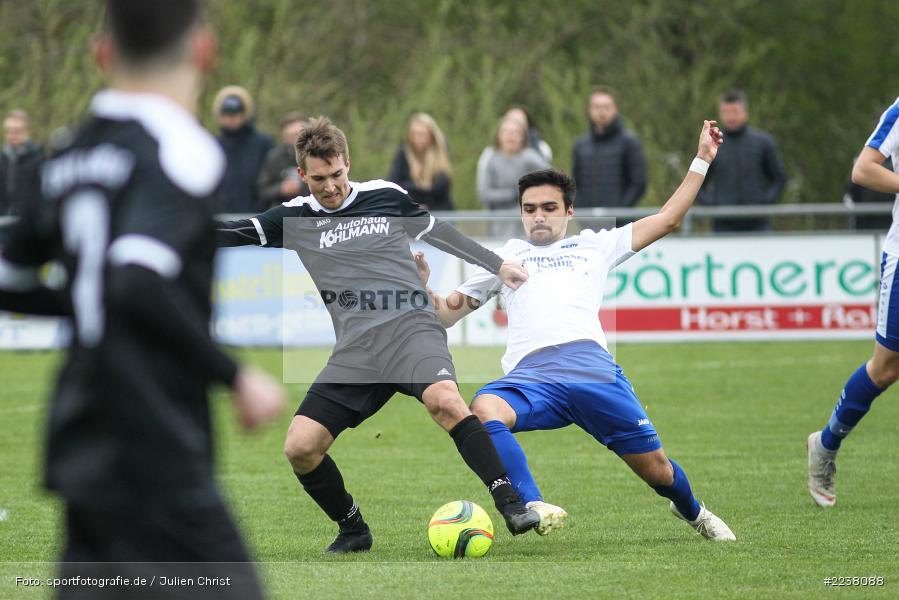 Andreas Fernando, Andreas Rösch, Landesliga Nordwest, 13.04.2019, TSV Unterpleichfeld, TSV Karlburg - Bild-ID: 2238088 Andreas Fernando, Andreas Rösch, Landesliga Nordwest, 13.04.2019, TSV Unterpleichfeld, TSV Karlburg - Bild-ID: 2238088