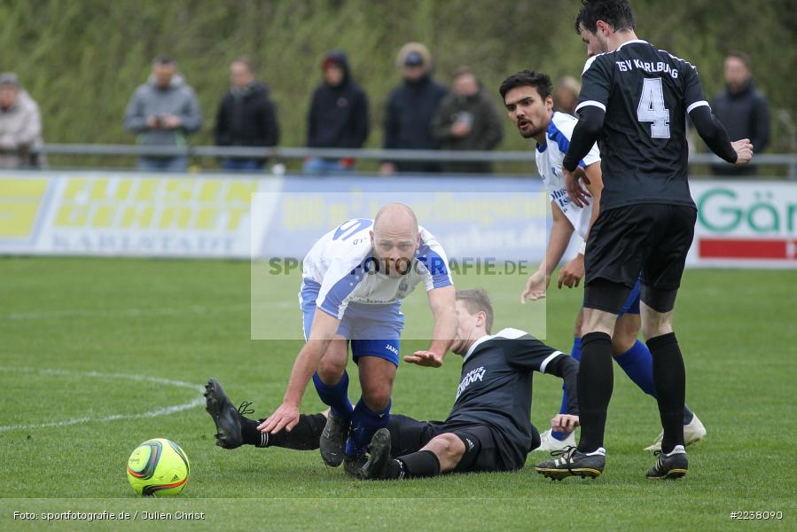 Ulrich Scheidel, Andreas Rösch, Landesliga Nordwest, 13.04.2019, TSV Unterpleichfeld, TSV Karlburg - Bild-ID: 2238090