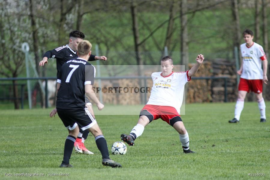 Lukas Teske, Jan Katzenberger, Kreisklasse Würzburg, 14.04.2019, SG Burgsinn, FC Karsbach - Bild-ID: 2238102 Lukas Teske, Jan Katzenberger, Kreisklasse Würzburg, 14.04.2019, SG Burgsinn, FC Karsbach - Bild-ID: 2238102