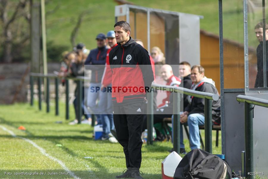 Manuel Rützel, Kreisklasse Würzburg, 14.04.2019, SG Burgsinn, FC Karsbach - Bild-ID: 2238113