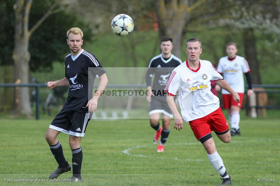 Jan Katzenberger, David Amtmann, Kreisklasse Würzburg, 14.04.2019, SG Burgsinn, FC Karsbach - Bild-ID: 2238146