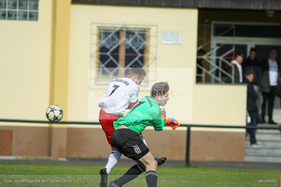 Nico Filippi, Maxim Rosenkranz, Kreisklasse Würzburg, 14.04.2019, SG Burgsinn, FC Karsbach - Bild-ID: 2238161 Nico Filippi, Maxim Rosenkranz, Kreisklasse Würzburg, 14.04.2019, SG Burgsinn, FC Karsbach - Bild-ID: 2238161