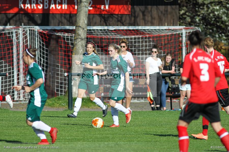 Julia Hildenbeutel, Landesliga Nord Frauen, 20.04.2019, 1. FFC Hof II (N), FC Karsbach - Bild-ID: 2238169