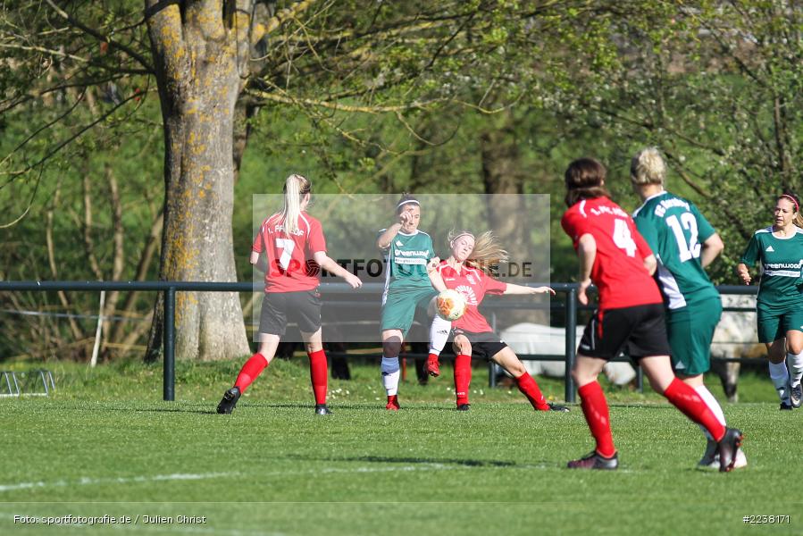 Steffi Kneitz, Sabrina Keil, Landesliga Nord Frauen, 20.04.2019, 1. FFC Hof II (N), FC Karsbach - Bild-ID: 2238171
