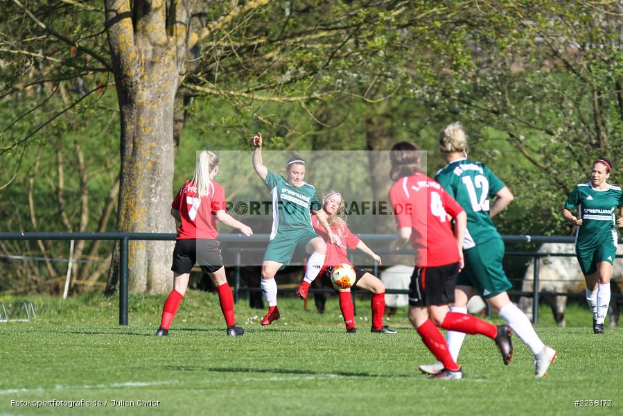 Steffi Kneitz, Sabrina Keil, Landesliga Nord Frauen, 20.04.2019, 1. FFC Hof II (N), FC Karsbach - Bild-ID: 2238172