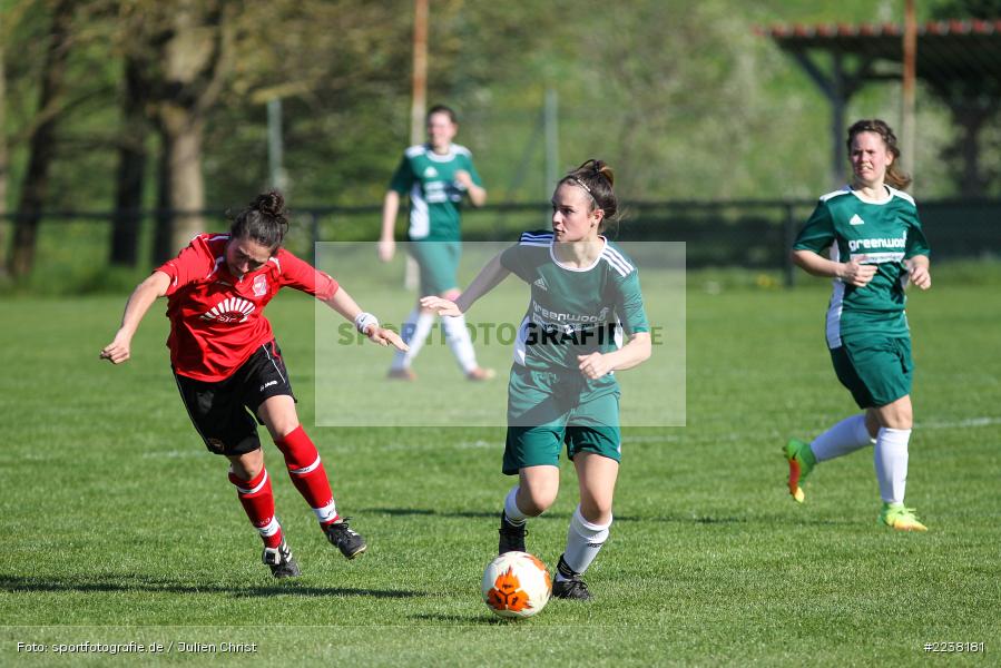 Sophia Burkard, Landesliga Nord Frauen, 20.04.2019, 1. FFC Hof II (N), FC Karsbach - Bild-ID: 2238181