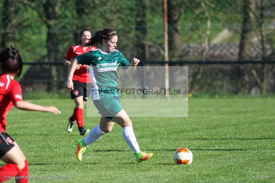 Anke Skrabs, Landesliga Nord Frauen, 20.04.2019, 1. FFC Hof II (N), FC Karsbach - Bild-ID: 2238189