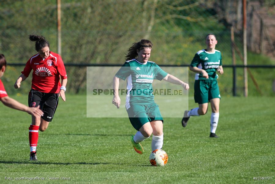 Anke Skrabs, Landesliga Nord Frauen, 20.04.2019, 1. FFC Hof II (N), FC Karsbach - Bild-ID: 2238192