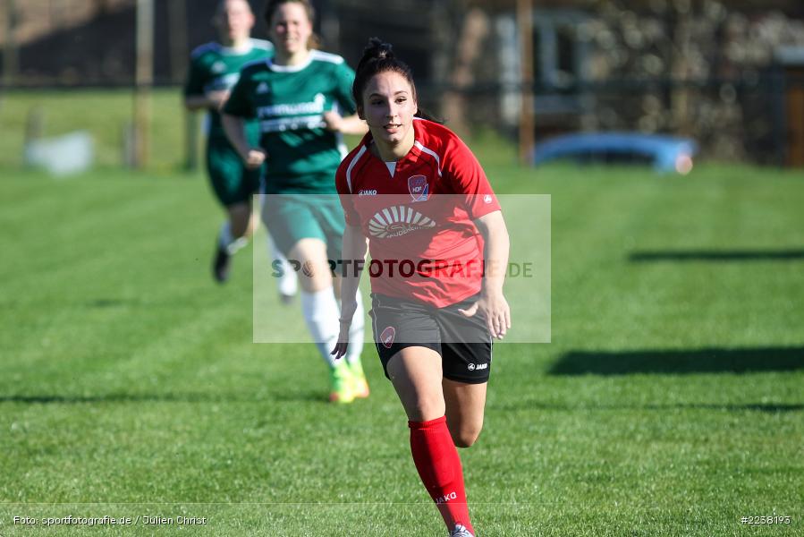 Laurin Osmani, Landesliga Nord Frauen, 20.04.2019, 1. FFC Hof II (N), FC Karsbach - Bild-ID: 2238193