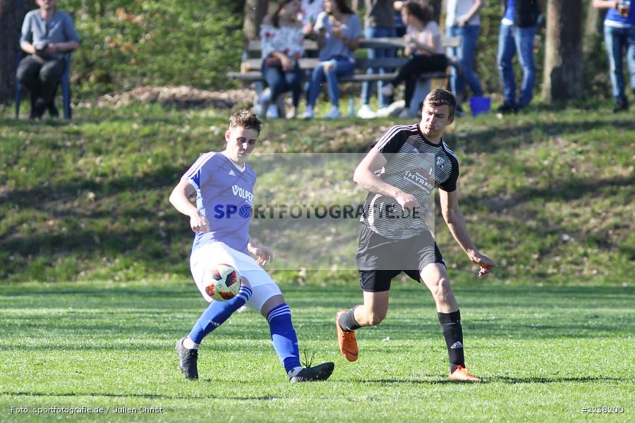 Maximilian Franz, Jakob Wenzel, Kreisklasse Würzburg, 20.04.2019, FC Ruppertshütten, FV Wernfeld/Adelsberg - Bild-ID: 2238200