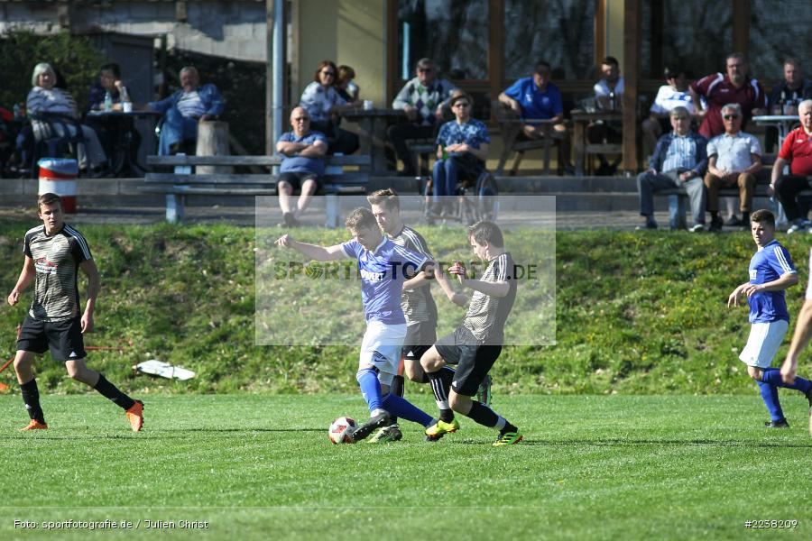 Maximilian Franz, Samuel König, Kreisklasse Würzburg, 20.04.2019, FC Ruppertshütten, FV Wernfeld/Adelsberg - Bild-ID: 2238209
