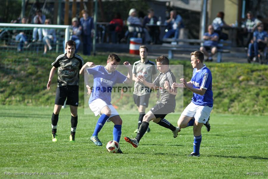 Tim Franz, Erik Höfling, Kreisklasse Würzburg, 20.04.2019, FC Ruppertshütten, FV Wernfeld/Adelsberg - Bild-ID: 2238219