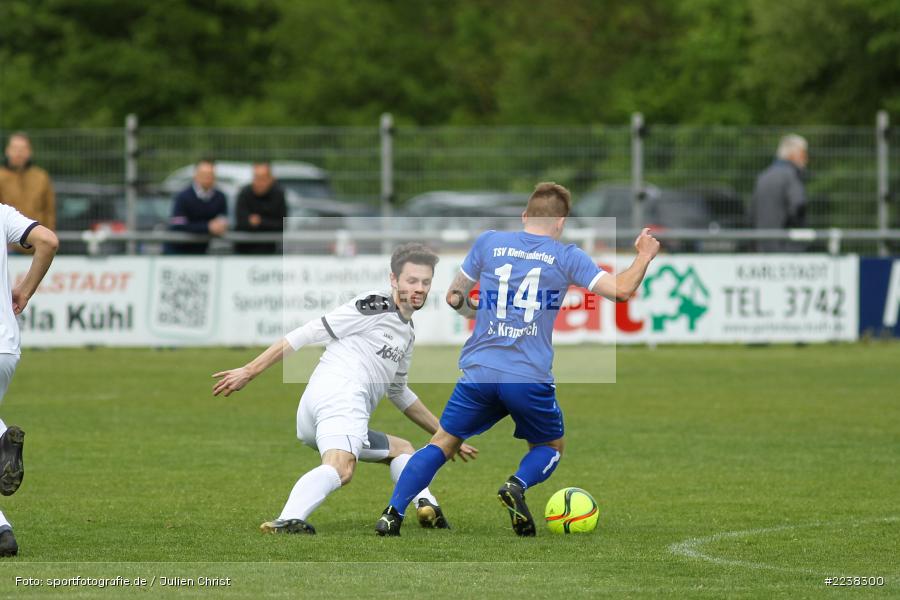 Cedric Fenske, Sandro Kramosch, Landesliga Nordwest, 27.04.2019, TSV Kleinrinderfeld, TSV Karlburg - Bild-ID: 2238300