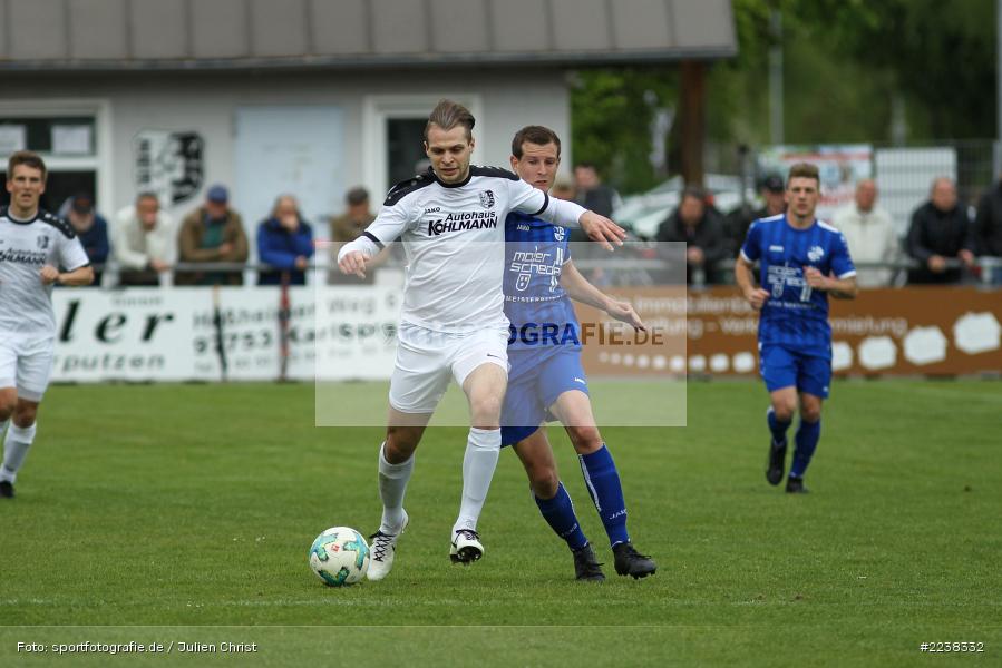 Manuel Jäger, Marvin Schramm, Landesliga Nordwest, 27.04.2019, TSV Kleinrinderfeld, TSV Karlburg - Bild-ID: 2238332