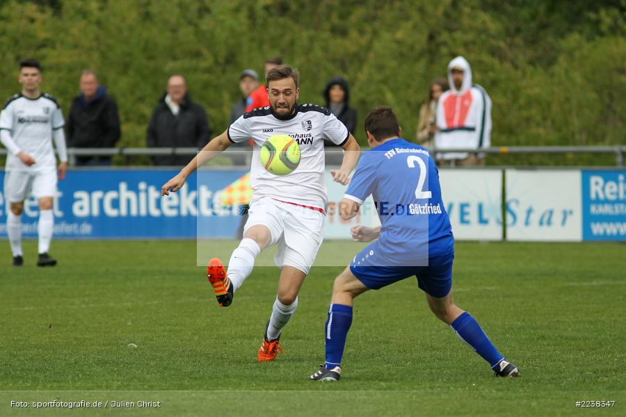 Bastian Götzfried, Sebastian Stumpf, Landesliga Nordwest, 27.04.2019, TSV Kleinrinderfeld, TSV Karlburg - Bild-ID: 2238347