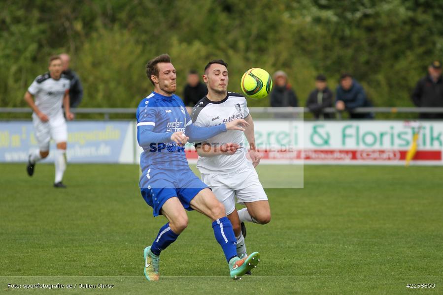 Luca Pfister, Joshua Heberlein, Landesliga Nordwest, 27.04.2019, TSV Kleinrinderfeld, TSV Karlburg - Bild-ID: 2238350