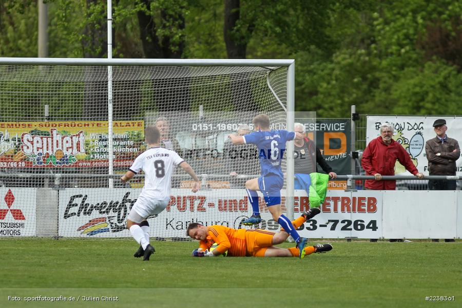 Levi Wendel, Fabian Brand, Landesliga Nordwest, 27.04.2019, TSV Kleinrinderfeld, TSV Karlburg - Bild-ID: 2238361