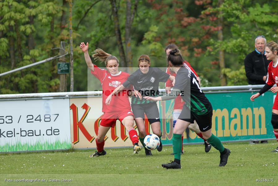 Judith Seitz, Clara Bohne, Elora Hofmann, 28.04.2019, Bezirksliga 01 Frauen, TSV 1876 Lengfeld, FV Karlstadt - Bild-ID: 2238375