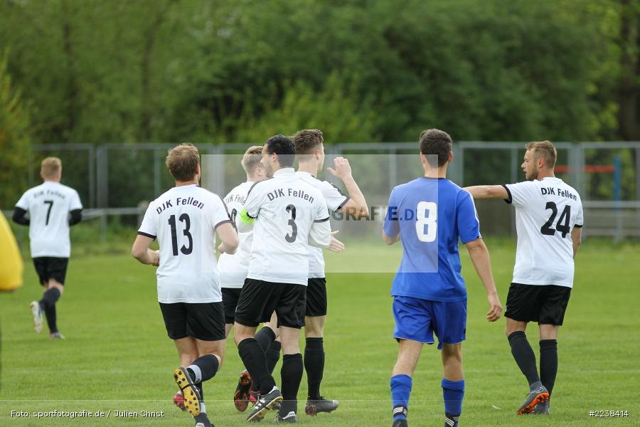 Maximilian Baur, Johannes Fischer, 28.04.2019, A-Klasse Würzburg, DJK Fellen, FV Gemünden/Seifriedsburg II - Bild-ID: 2238414