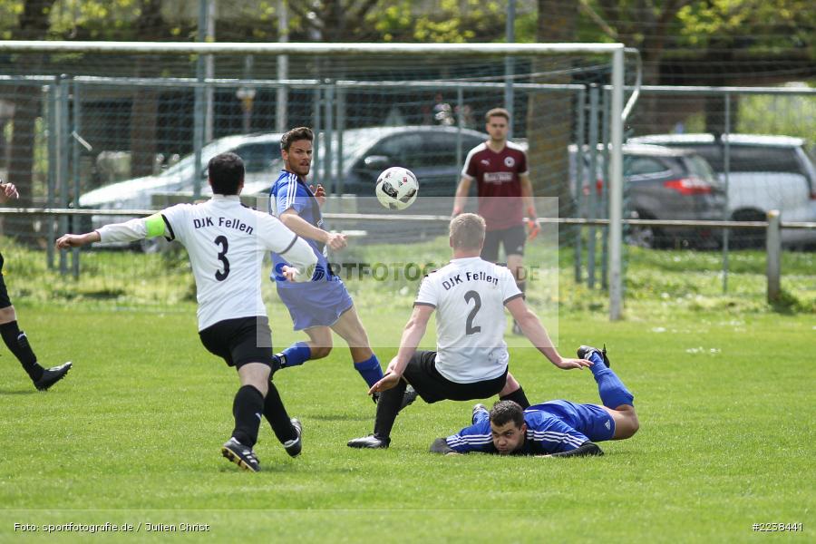Maximilian Zängleun, Kevin Spahn, 28.04.2019, A-Klasse Würzburg, DJK Fellen, FV Gemünden/Seifriedsburg II - Bild-ID: 2238441 Maximilian Zängleun, Kevin Spahn, 28.04.2019, A-Klasse Würzburg, DJK Fellen, FV Gemünden/Seifriedsburg II - Bild-ID: 2238441