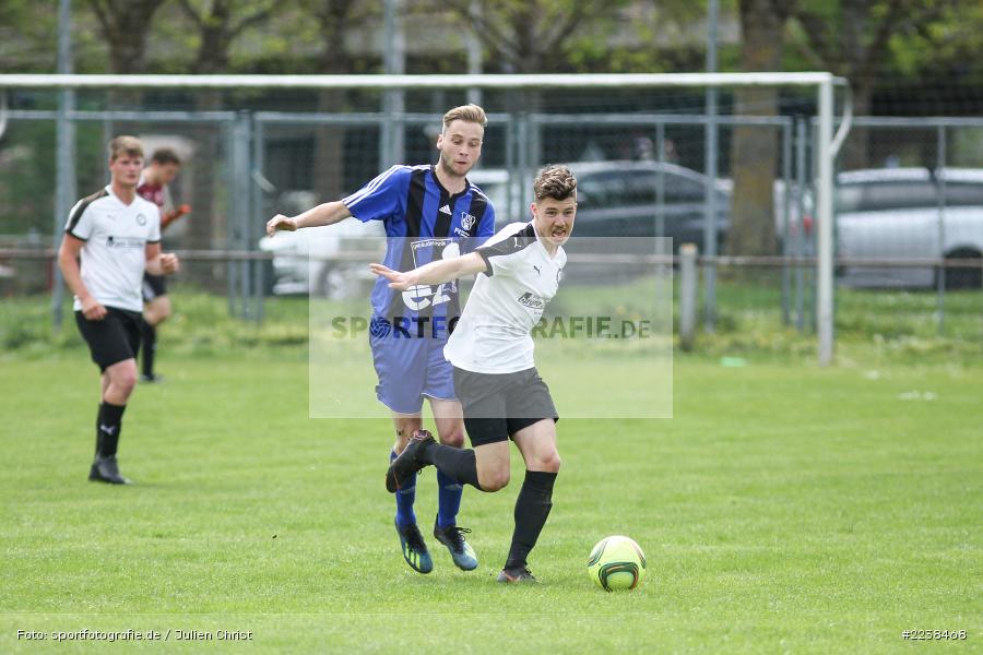 Tizian Herbert, Maximilian Baur, 28.04.2019, A-Klasse Würzburg, DJK Fellen, FV Gemünden/Seifriedsburg II - Bild-ID: 2238468