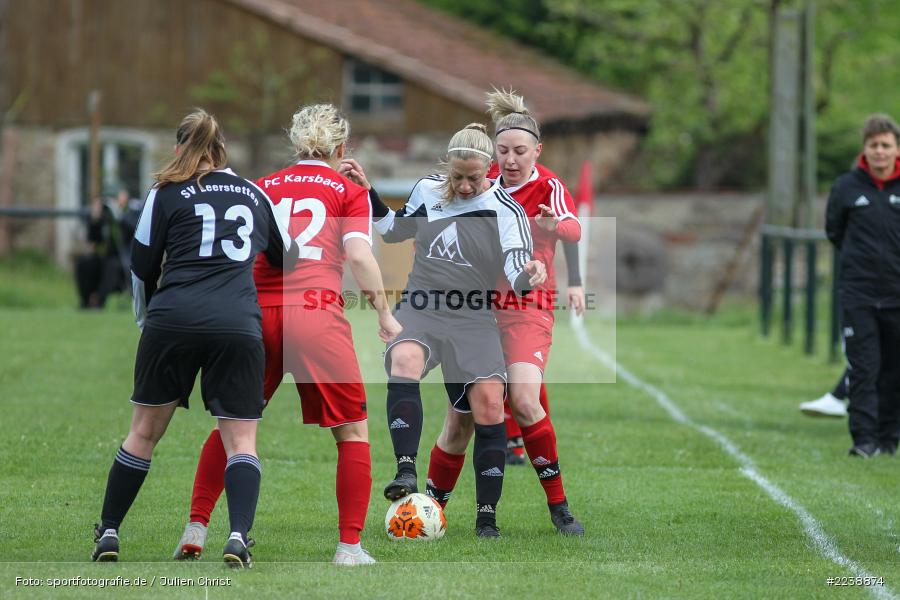 Tina Welsch, Camilla Fischer, 04.05.2019, Landesliga Nord, SV Leerstetten, FC Karsbach - Bild-ID: 2238874