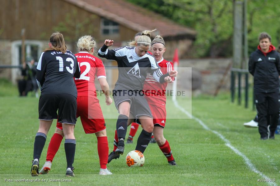 Tina Welsch, Camilla Fischer, 04.05.2019, Landesliga Nord, SV Leerstetten, FC Karsbach - Bild-ID: 2238875