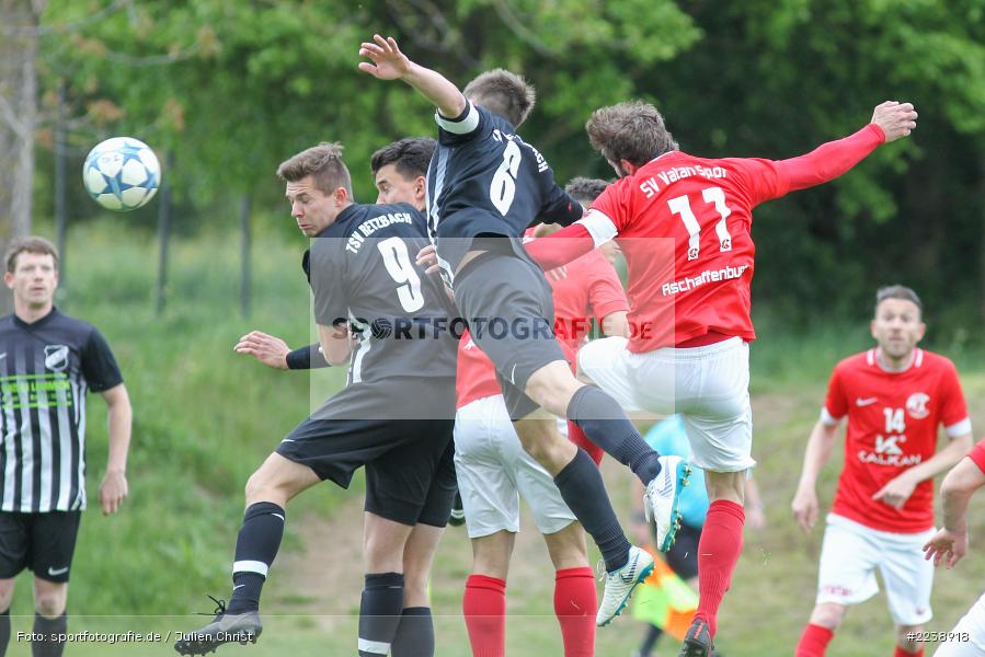 Peter Sprung, Dominik Hehrlein, Mario Hartmann, Bezirksliga Ufr. West, 05.05.2019, SV Vatan Spor Aschaffenburg, TSV Retzbach - Bild-ID: 2238918
