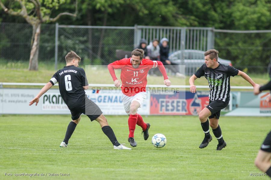 Mario Hartmann, Dominik Hehrlein, Peter Sprung, Bezirksliga Ufr. West, 05.05.2019, SV Vatan Spor Aschaffenburg, TSV Retzbach - Bild-ID: 2238931