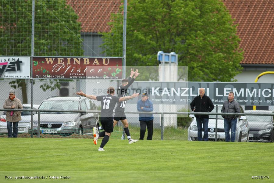 Maximilian Köstler, Mirco Zimmermann, Bezirksliga Ufr. West, 05.05.2019, SV Vatan Spor Aschaffenburg, TSV Retzbach - Bild-ID: 2238970
