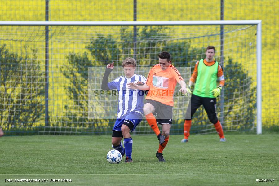 Dominik Mödl, Marius Liebler, 05.05.2019, Kreisklasse Würzburg, SV Greußenheim, TSV Duttenbrunn - Bild-ID: 2238987
