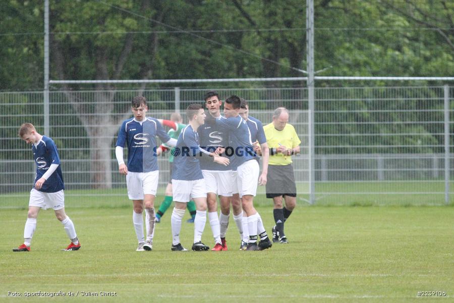 Max Lambrecht, Marvin Zimmermann, 08.05.2019, U19 Junioren, Kreisliga Würzburg, FG Marktbreit-Martinsheim, (SG) FV Karlstadt - Bild-ID: 2239106