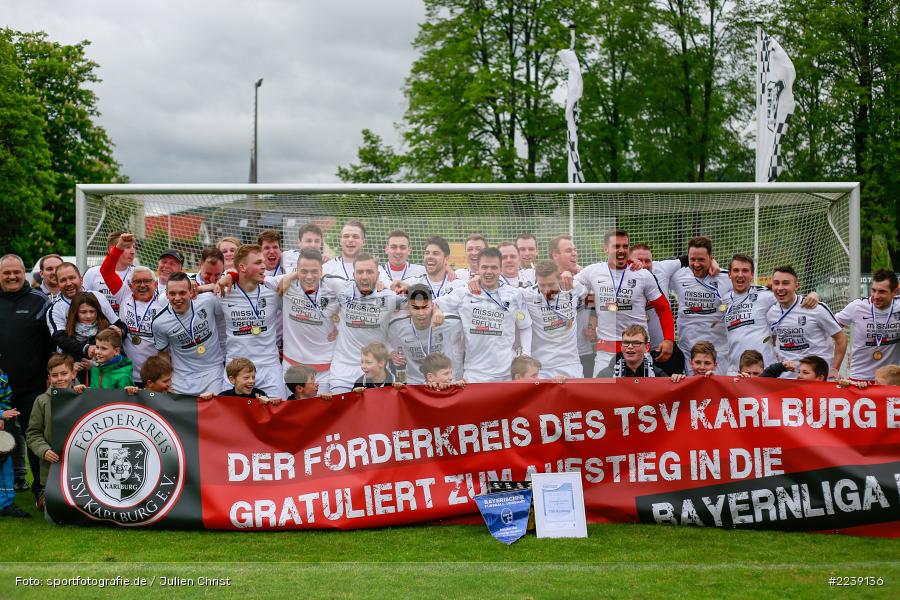 Bayernliga Nord, Aufstieg TSV Karlburg, Landesliga Nordwest, 11.05.2019, SV Euerbach/Kützberg, TSV Karlburg - Bild-ID: 2239136
