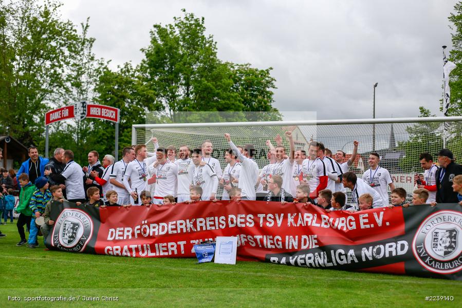 Bayernliga Nord, Aufstieg TSV Karlburg, Landesliga Nordwest, 11.05.2019, SV Euerbach/Kützberg, TSV Karlburg - Bild-ID: 2239140
