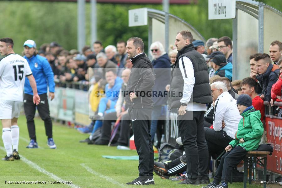 Daniel Diroll, Patrick Sträßer, Bayernliga Nord, Aufstieg TSV Karlburg, Landesliga Nordwest, 11.05.2019, SV Euerbach/Kützberg, TSV Karlburg - Bild-ID: 2239177
