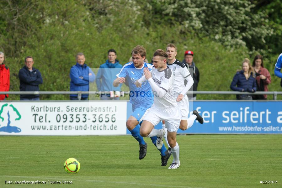 Julian Brändlein, Marvin Schramm, Bayernliga Nord, Aufstieg TSV Karlburg, Landesliga Nordwest, 11.05.2019, SV Euerbach/Kützberg, TSV Karlburg - Bild-ID: 2239179