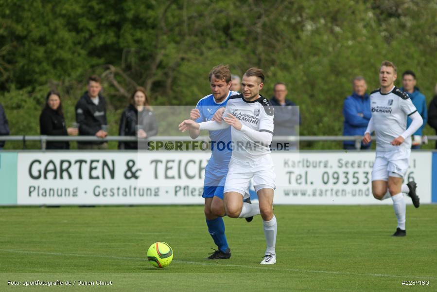 Julian Brändlein, Marvin Schramm, Bayernliga Nord, Aufstieg TSV Karlburg, Landesliga Nordwest, 11.05.2019, SV Euerbach/Kützberg, TSV Karlburg - Bild-ID: 2239180