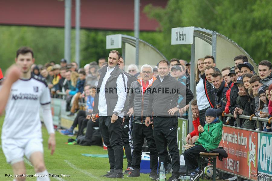 Daniel Diroll, Jürgen Gold, Patrick Sträßer, Bayernliga Nord, Aufstieg TSV Karlburg, Landesliga Nordwest, 11.05.2019, SV Euerbach/Kützberg, TSV Karlburg - Bild-ID: 2239216