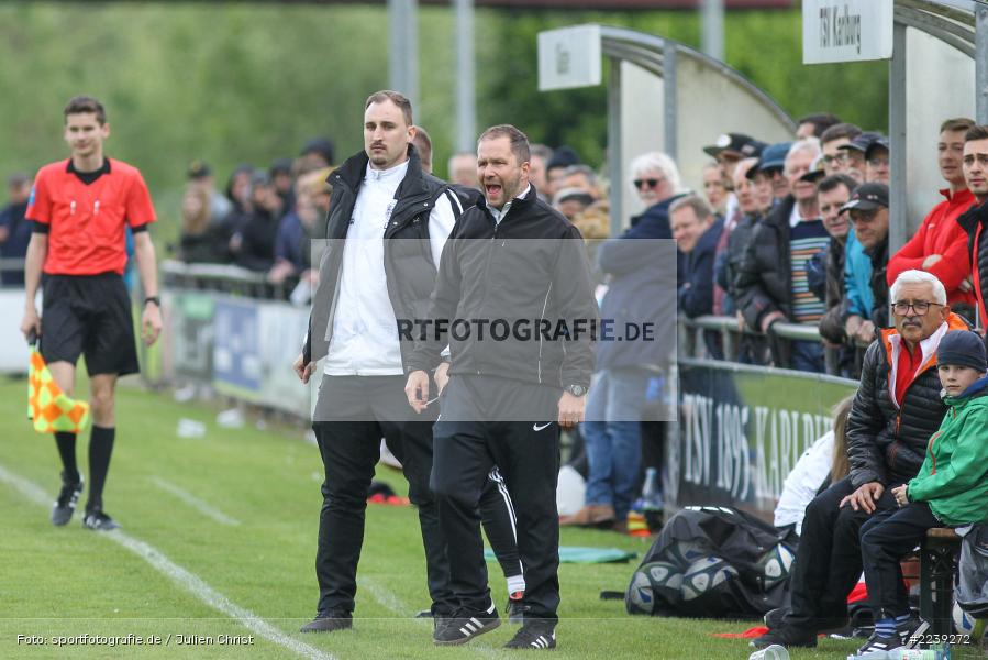 Daniel Diroll, Patrick Sträßer, Bayernliga Nord, Aufstieg TSV Karlburg, Landesliga Nordwest, 11.05.2019, SV Euerbach/Kützberg, TSV Karlburg - Bild-ID: 2239272