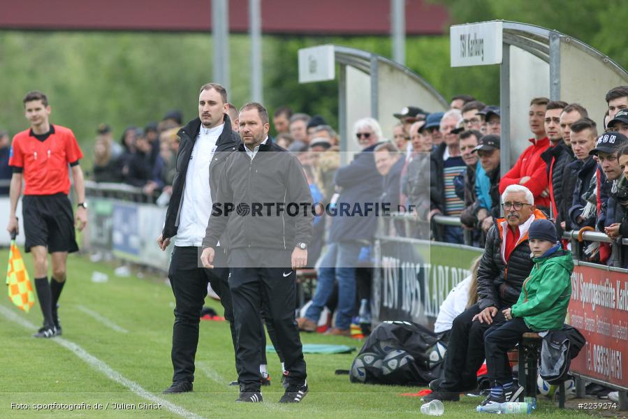 Daniel Diroll, Patrick Sträßer, Bayernliga Nord, Aufstieg TSV Karlburg, Landesliga Nordwest, 11.05.2019, SV Euerbach/Kützberg, TSV Karlburg - Bild-ID: 2239274