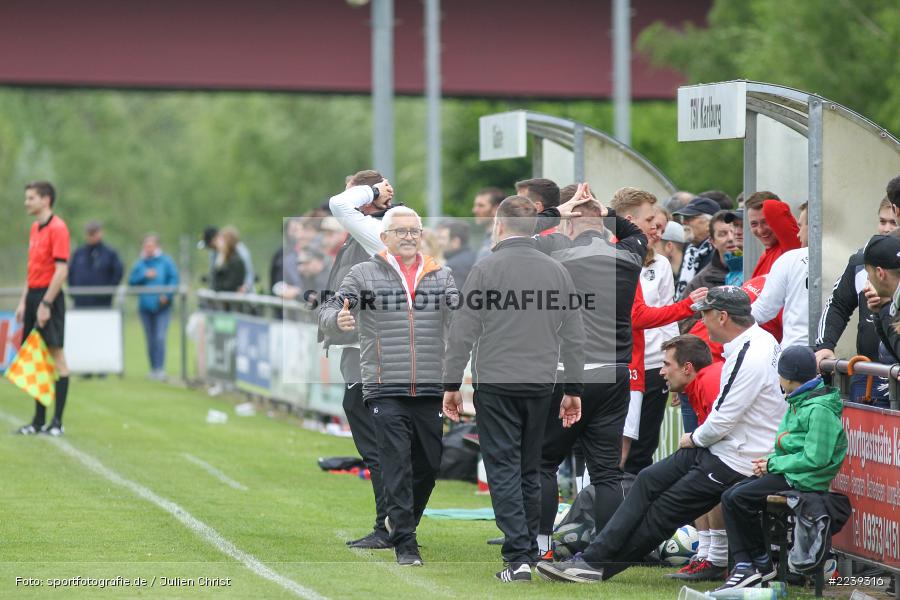 Jürgen Gold, Patrick Sträßer, Bayernliga Nord, Aufstieg TSV Karlburg, Landesliga Nordwest, 11.05.2019, SV Euerbach/Kützberg, TSV Karlburg - Bild-ID: 2239316