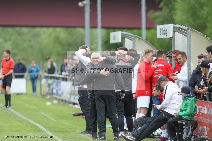 Jürgen Gold, Patrick Sträßer, Bayernliga Nord, Aufstieg TSV Karlburg, Landesliga Nordwest, 11.05.2019, SV Euerbach/Kützberg, TSV Karlburg - Bild-ID: 2239317