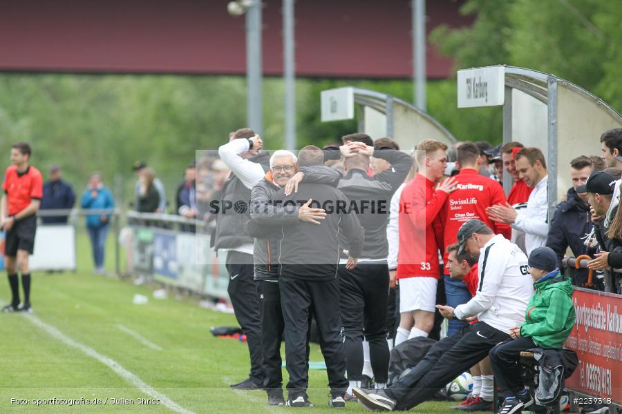 Jürgen Gold, Patrick Sträßer, Bayernliga Nord, Aufstieg TSV Karlburg, Landesliga Nordwest, 11.05.2019, SV Euerbach/Kützberg, TSV Karlburg - Bild-ID: 2239318